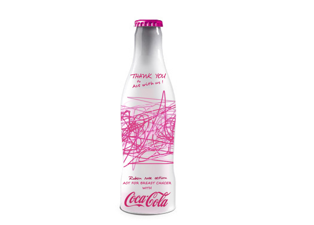 Coca Cola breat cancer PINK RIBON contest
