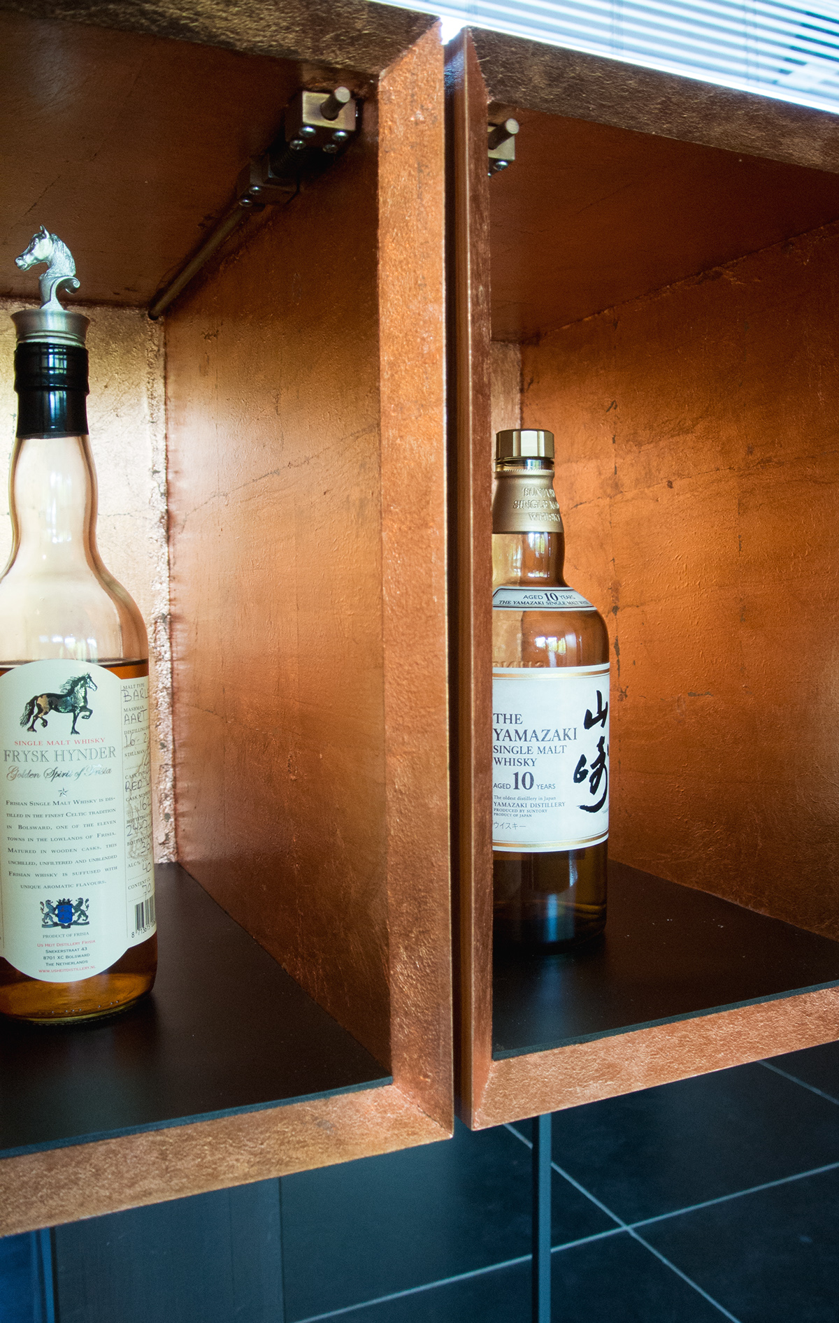 Whisky bar closet cabinet