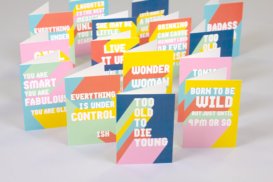 typography   colour cards Fun Quotes