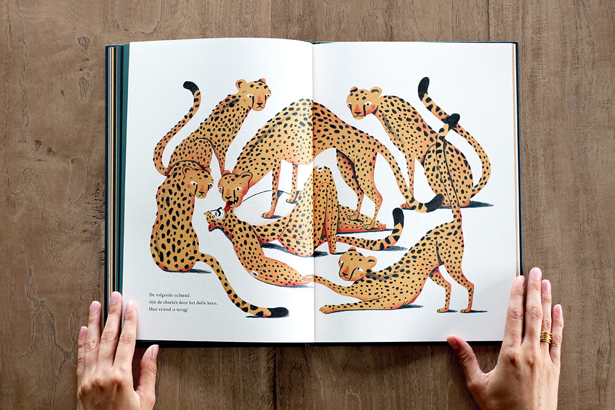 childrensbook picturebook cheetah publisher Author hunter kidliterature belgium jacquesandlise jacques&lise