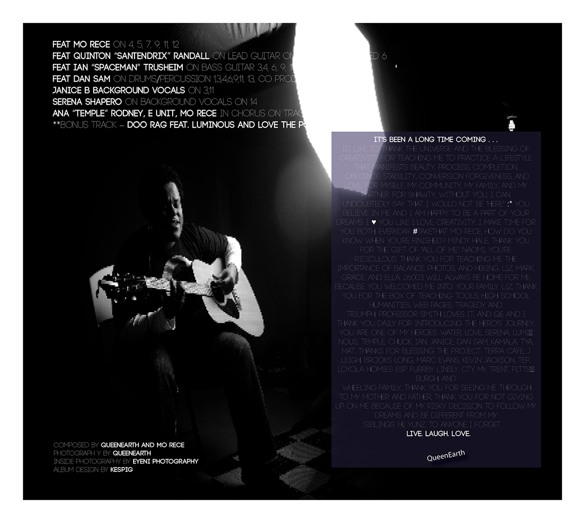 album cover  cd design  4 panel poster Promotion  download card