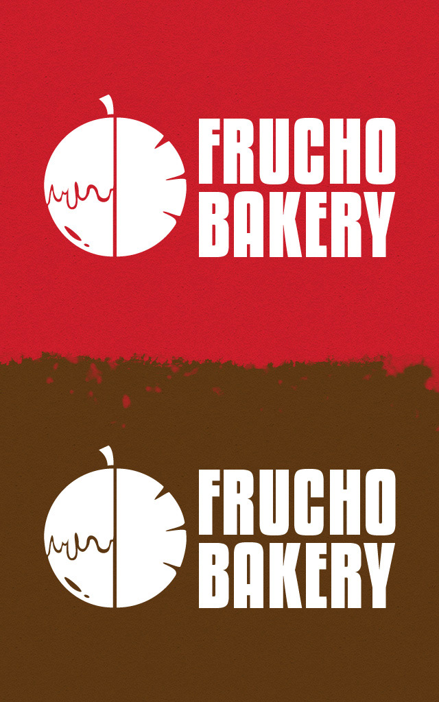 frucho Fruit chocolate logo bakery bread indra permana katik circle fru cho