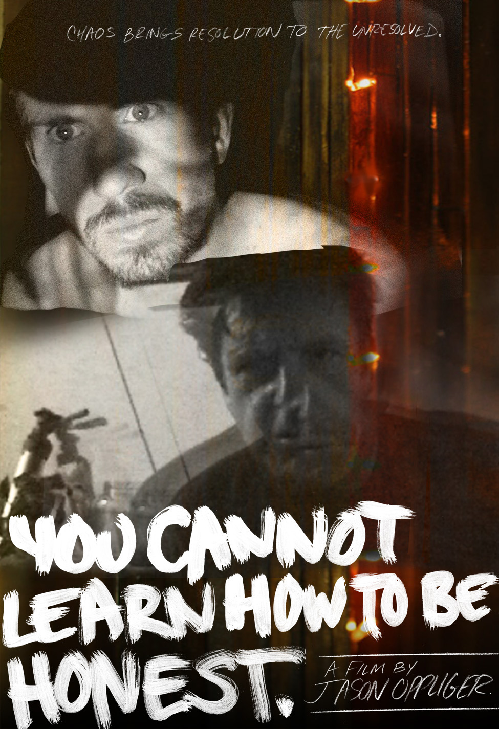 movie poster You Cannot Learn How to be Honest Jason Oppliger Anthony Wyborny experimental press kit postcards DVD