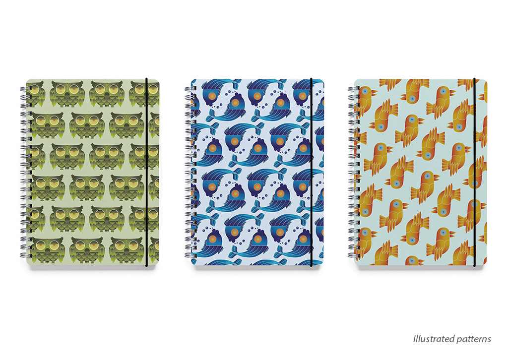 pattern children notebook