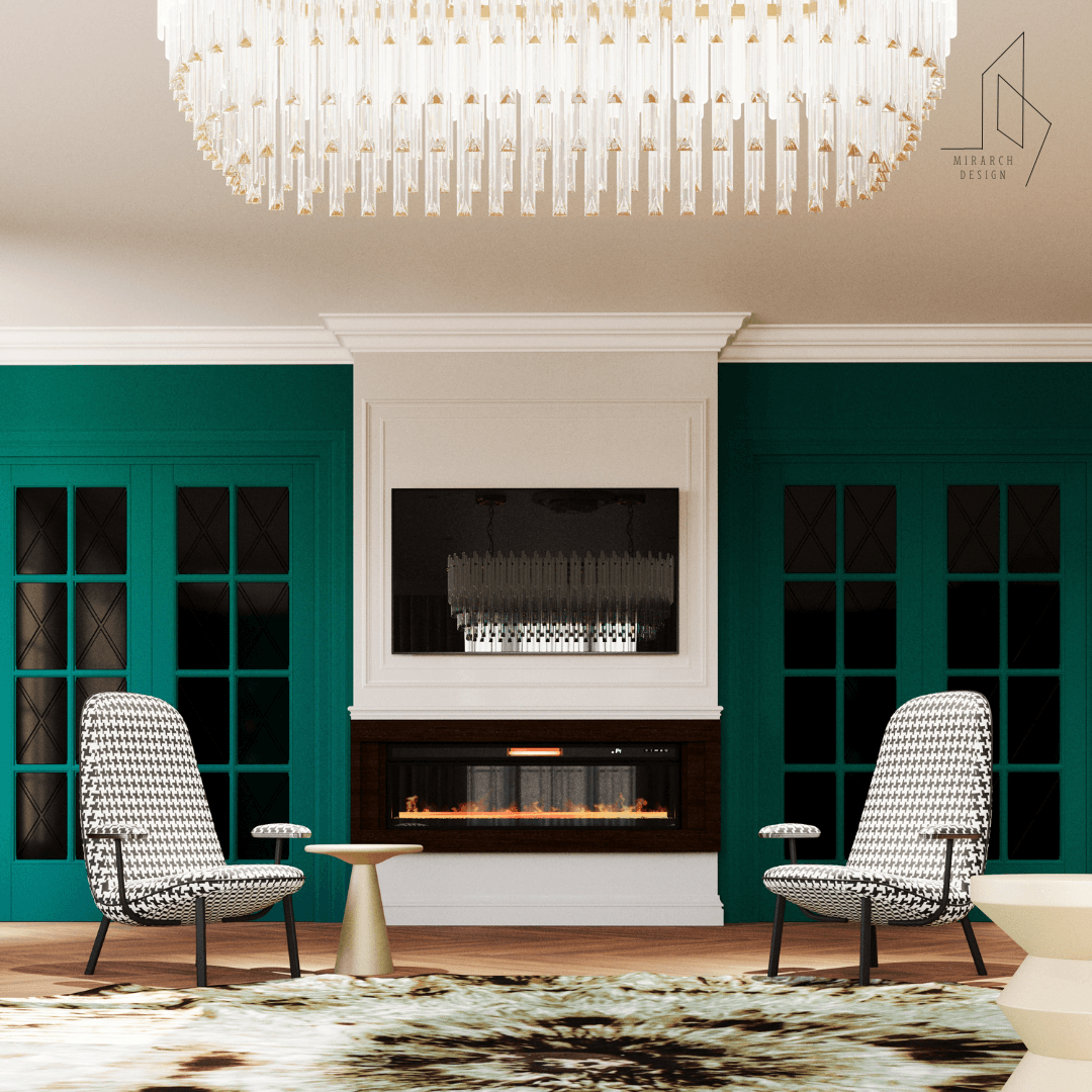 interior design  living room modern luxury interior AutoCAD architecture 3ds max corona leather sofa chandelier gold