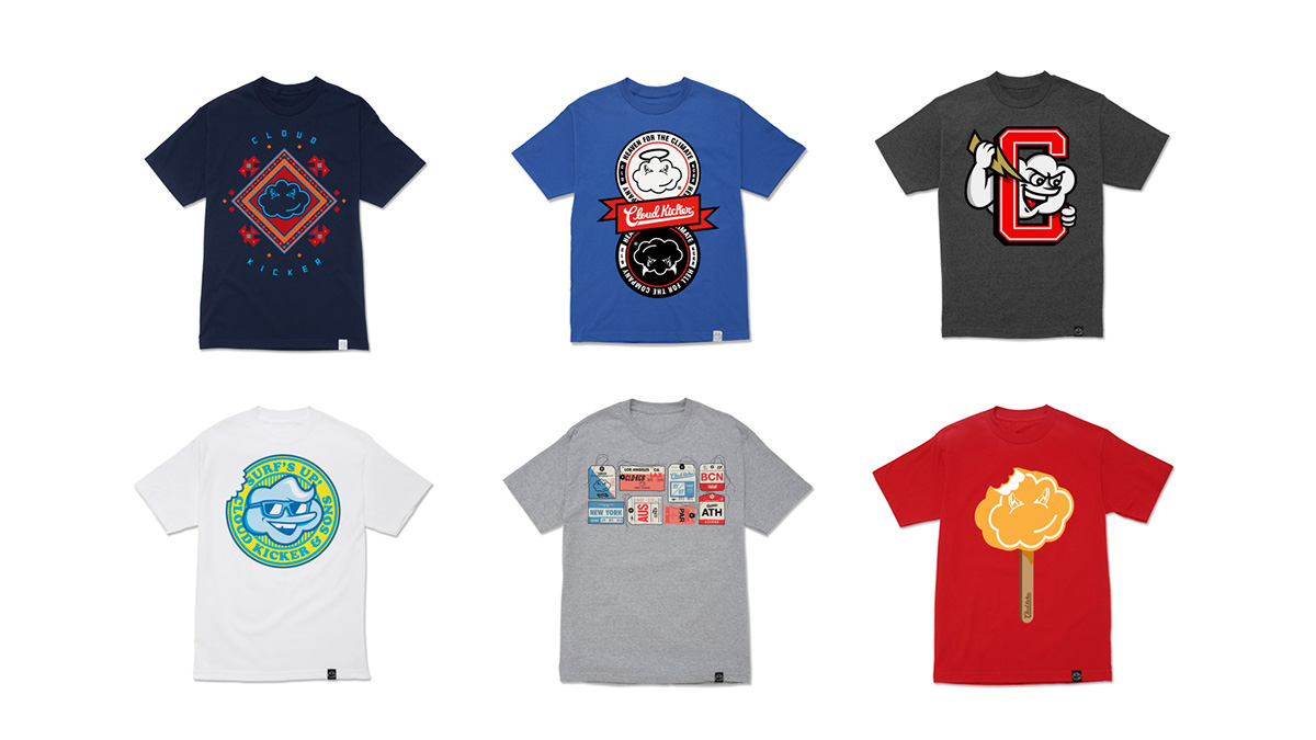 streetwear tees t-shirts cloudkicker OBEY The Hundreds fuct