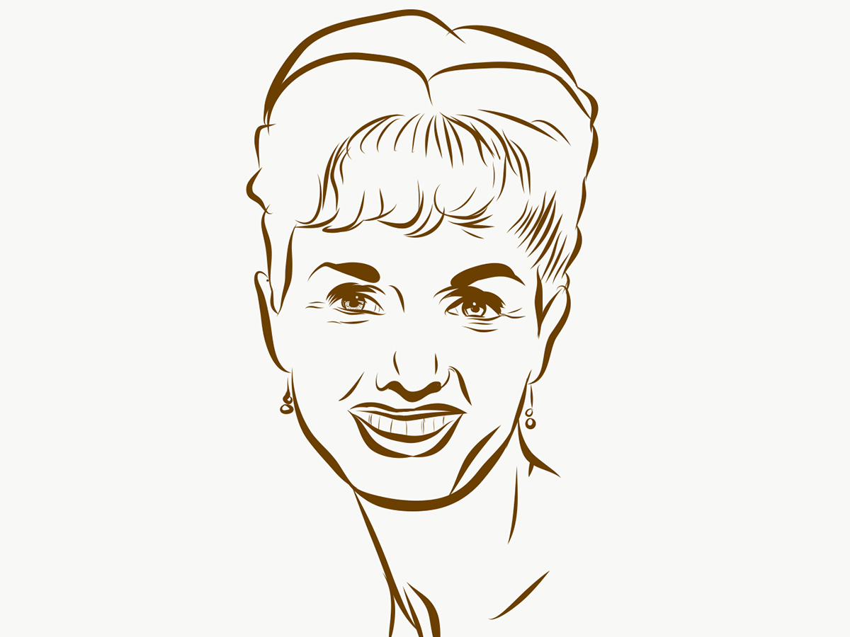 adobedraw Debbie Reynolds movie star classic movies MakeItonMobile Vector Illustration RIP rest in peace portrait
