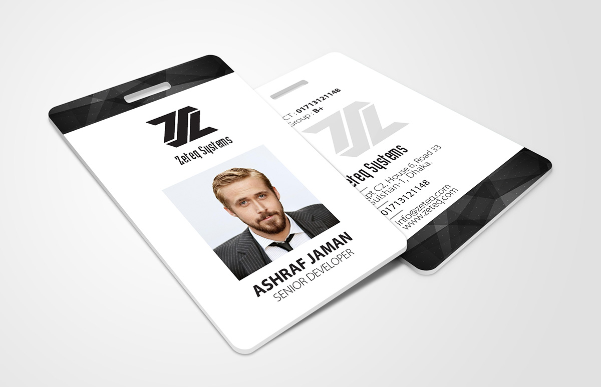 Creative Design identity card Identity Card Design mouckups