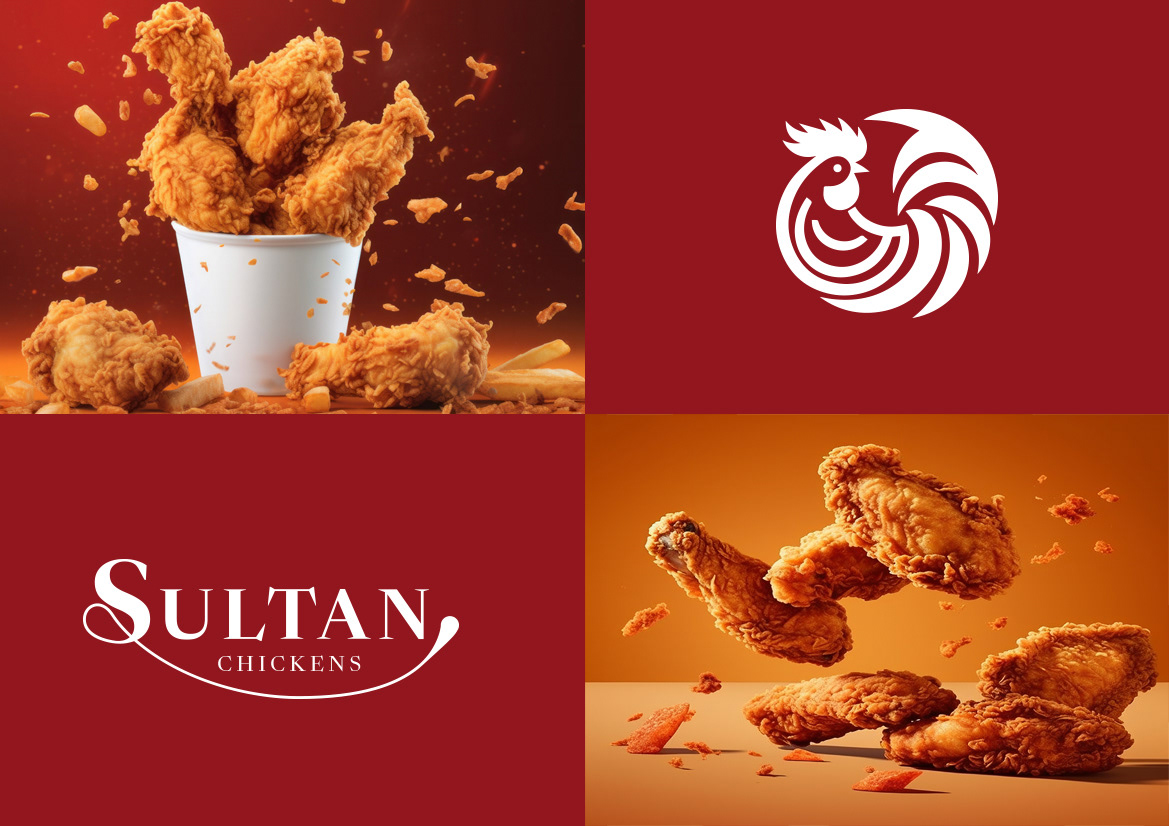 chickens Food  libya tripoli design brand identity Logo Design branding  Graphic Designer تخطيط  