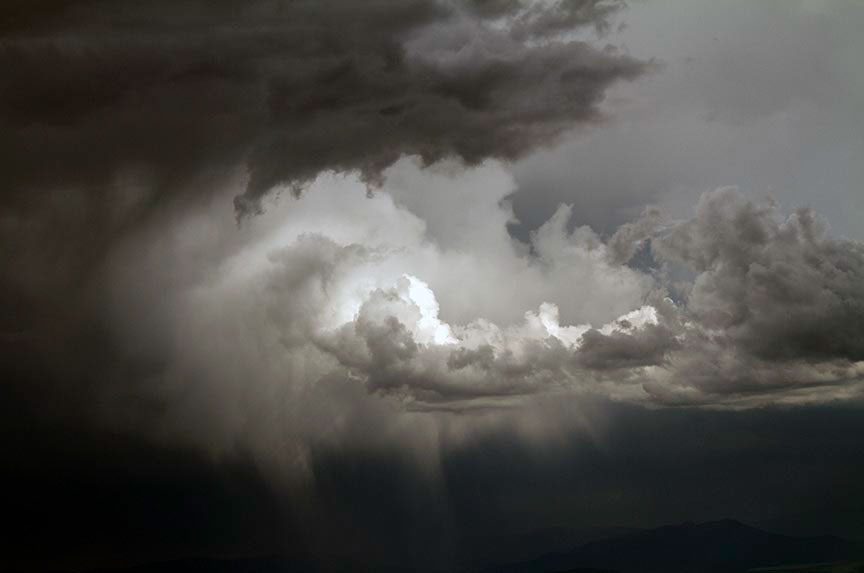 thunderstorm Lassen National Park clouds