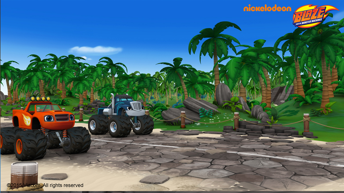 Blaze and Monster Machines: Dragon Island Race - Jogo Gratuito