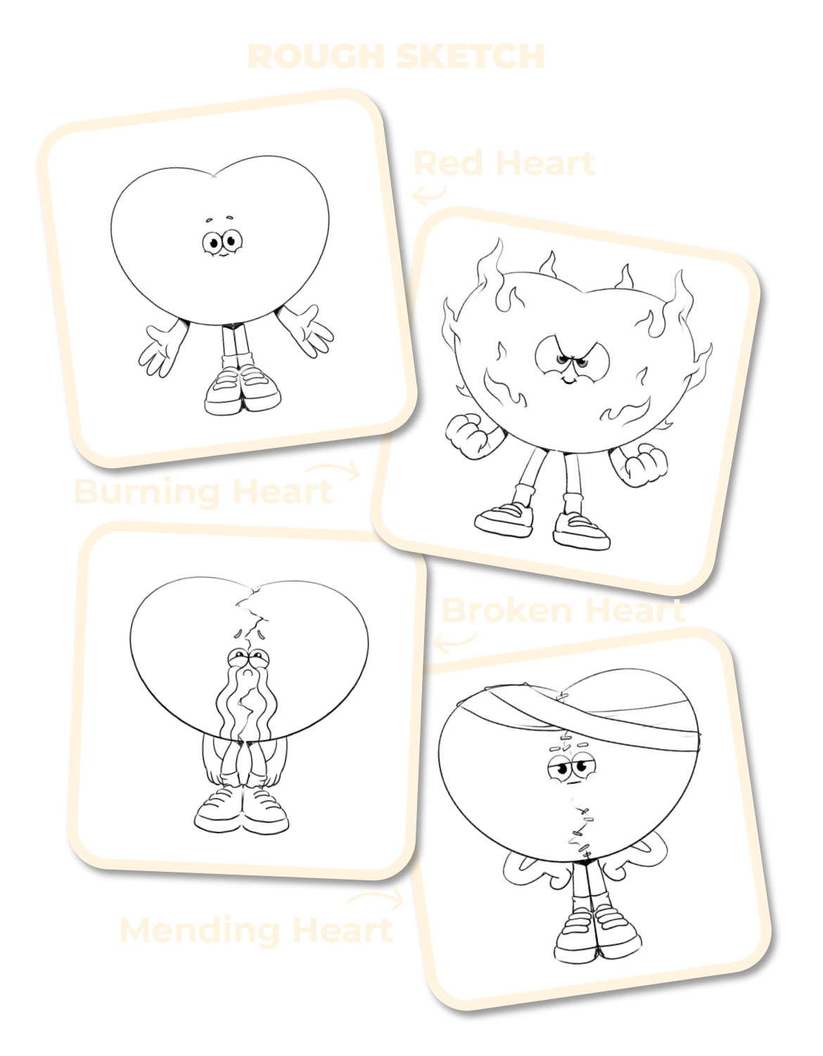 Love animation  3D Emoji Character design  valentine heart emotion symbol romance