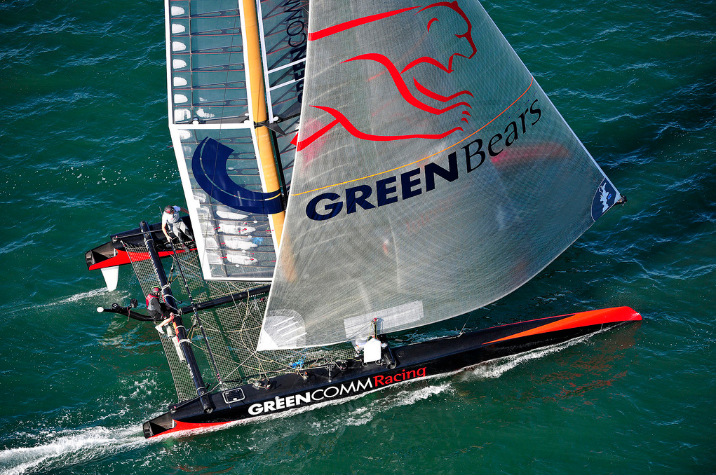 Green Comm Racing Green Bears Corporate Identity America's Cup giorgio rocco lab giorgio rocco associati green comm sport brand identity green comm team sustainable energy sailing Green tech campaign green tech