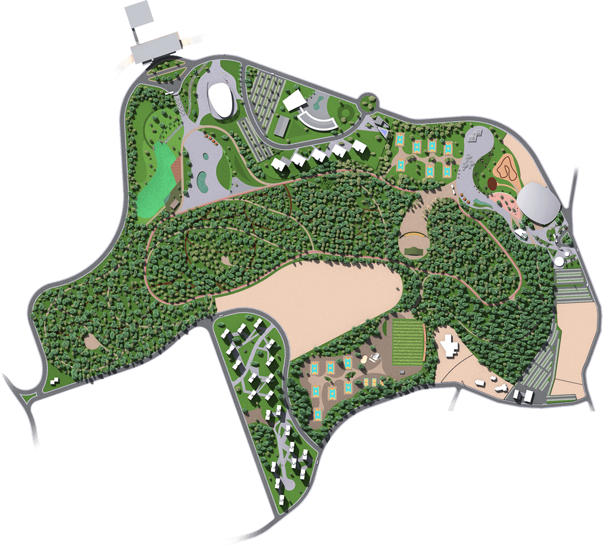 3D urbanism   Park Urbam Park requalification