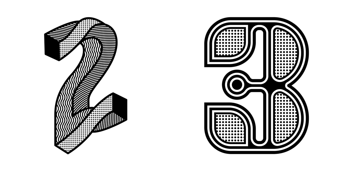 36daysoftype diseño opart letter letras rulos   36days inspire