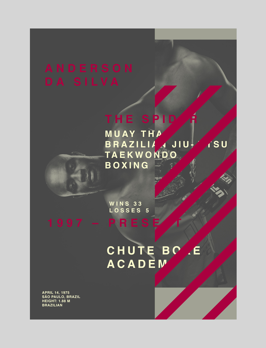 bkoz   design graphic posters UFC MMA