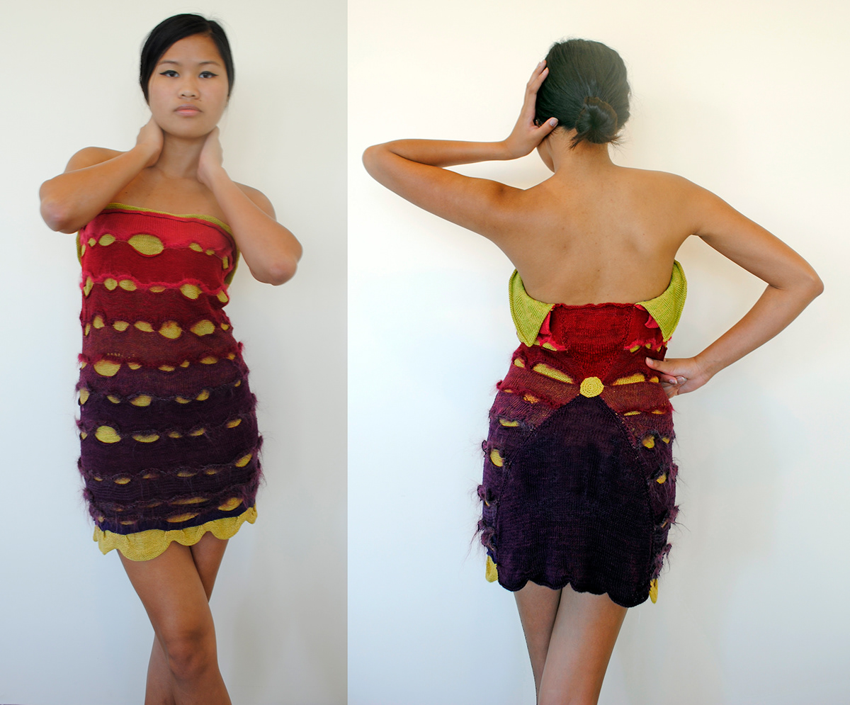 one-of-a-kind dresses knitted dresses 