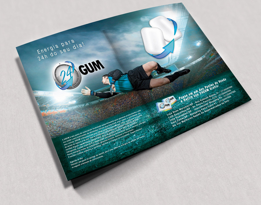 publicidade Propaganda arte comercialização revista anúncio anergia AZUL midia criação marca Goma Imaginar marca campanha