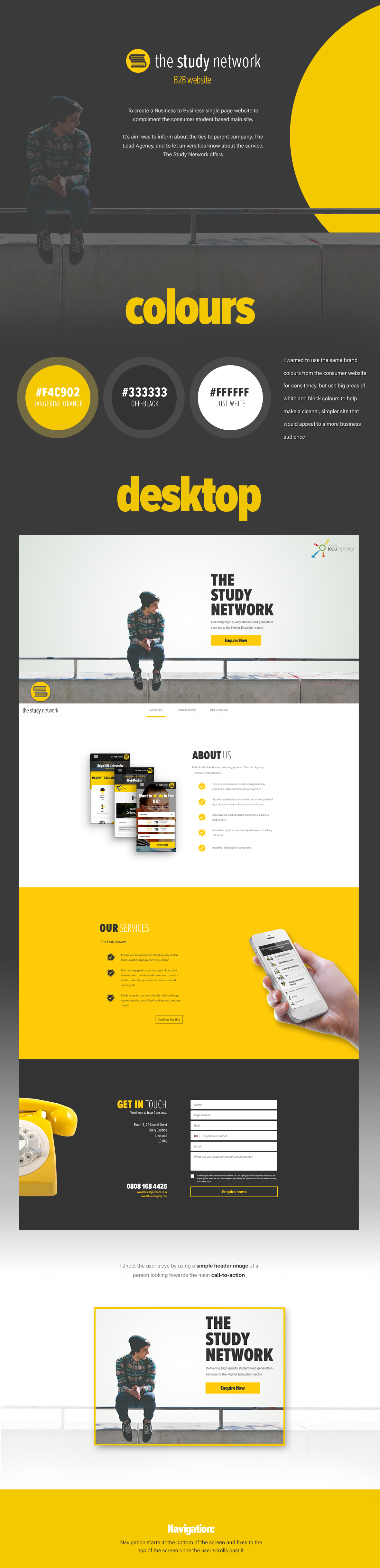 Web Design  Responsive branding  UI design Website b2b Single Page
