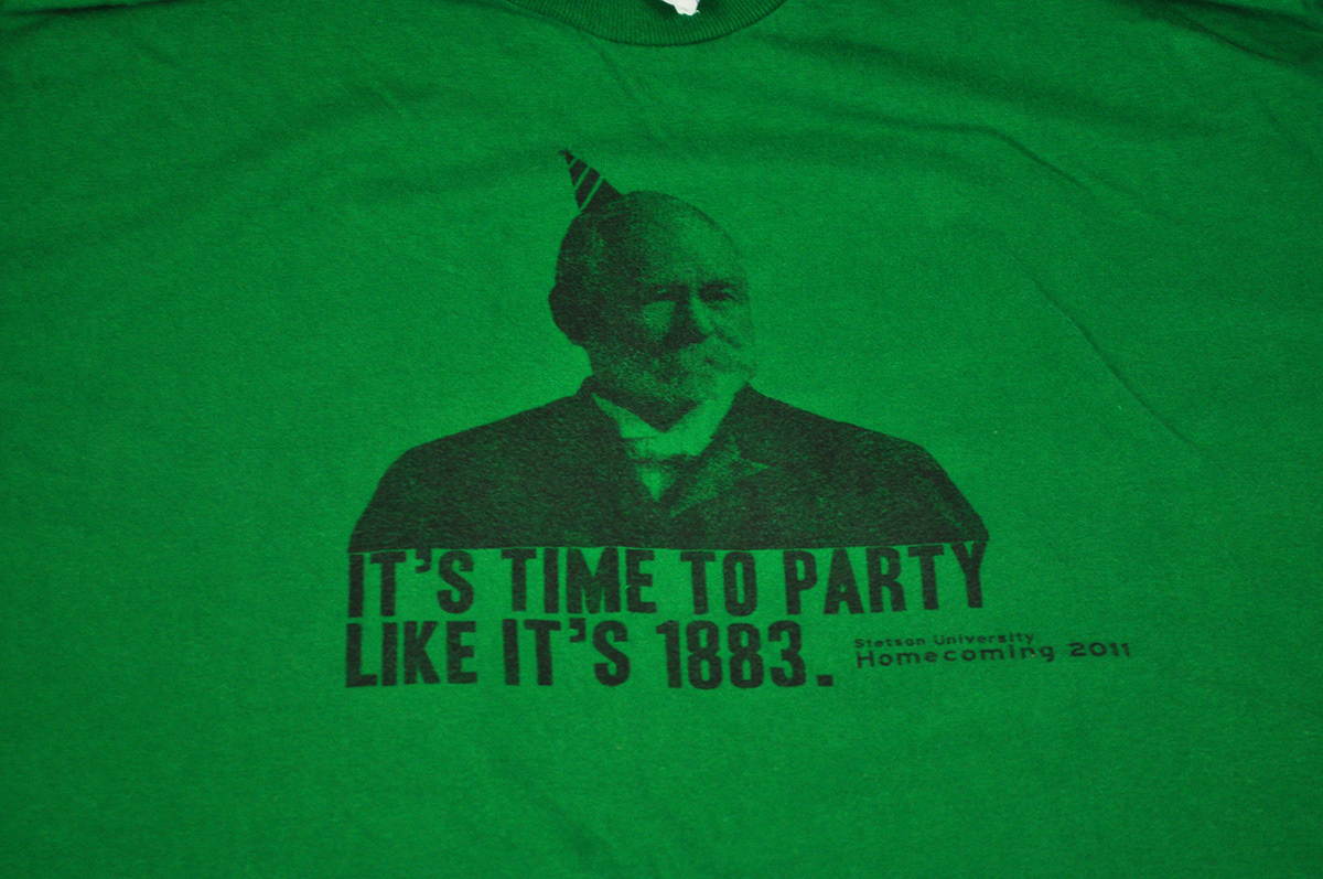 Stetson University stetson  university graphic design john Homecoming tshirt shirt party