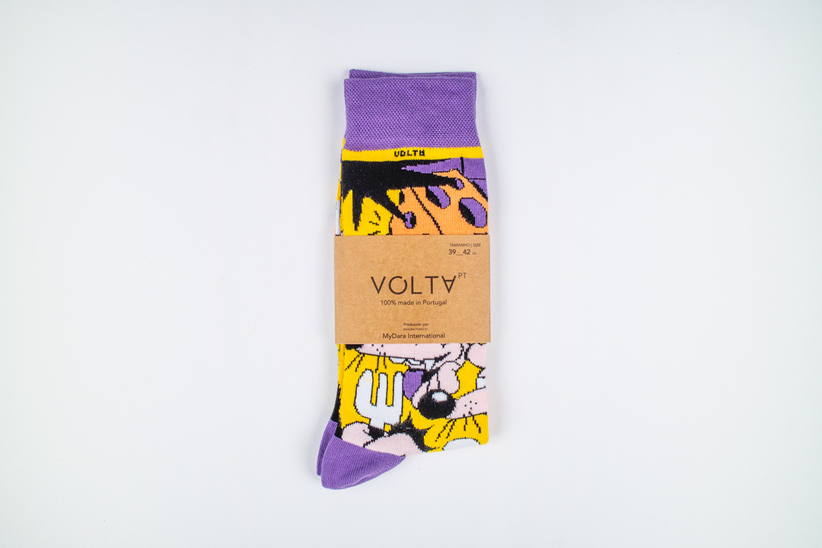 Cheese mouse socks
