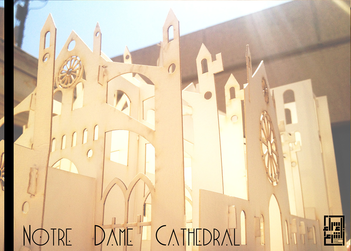 notre dame  cathedral  church gothic  origami paper Christianity notredame notre-dame history تاريخ   نوتردام   كنيسة  كاتدرائية   pop up