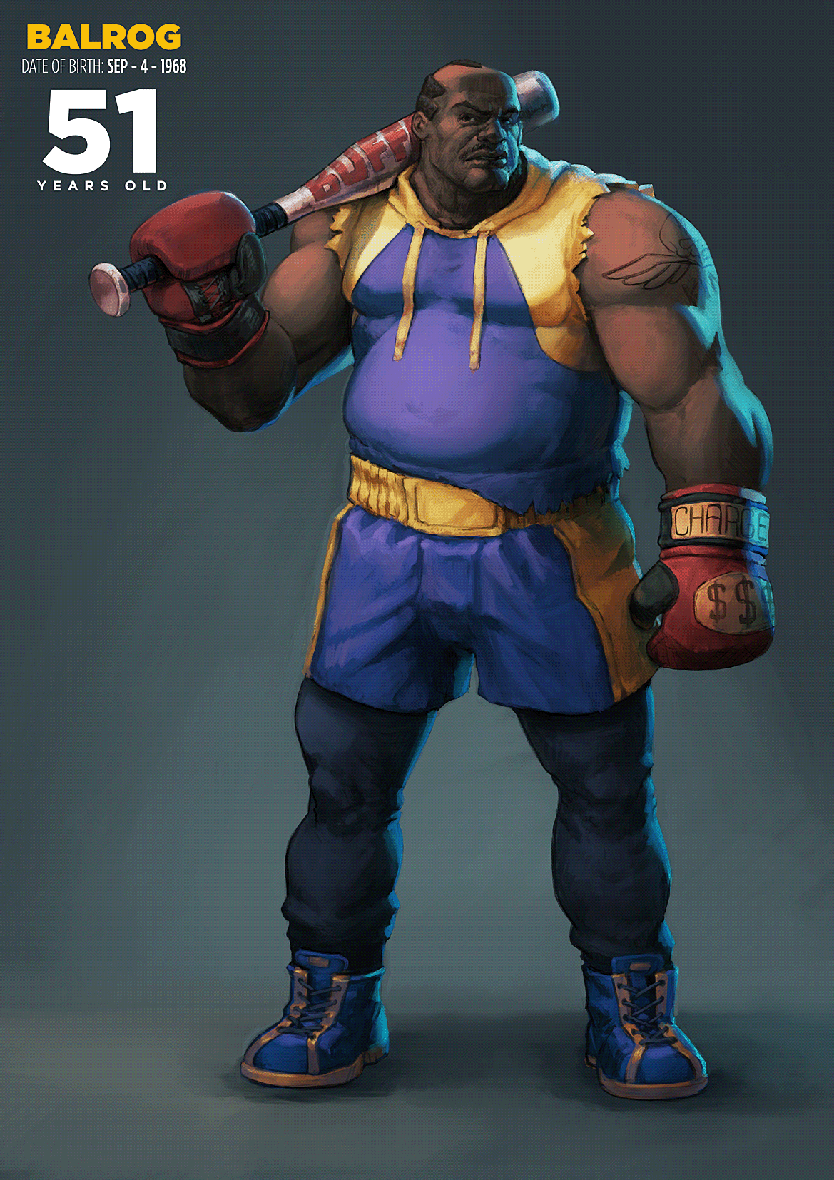 Boxing capcom Character design  digital painting fanart ipad pro kung fu STREET FIGHTER videogame Wrestling