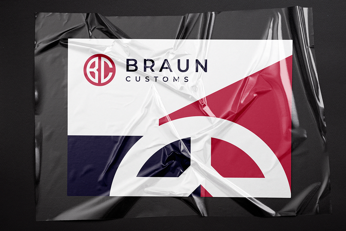 авто логотип автостудия браун Auto Auto Service logo braun customs