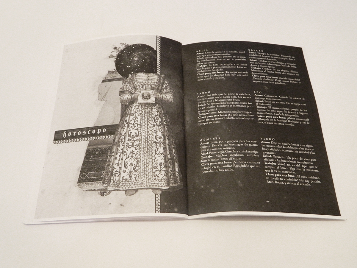 fanzine magazine medieval Sword revista diseño revista black & white b&w publication