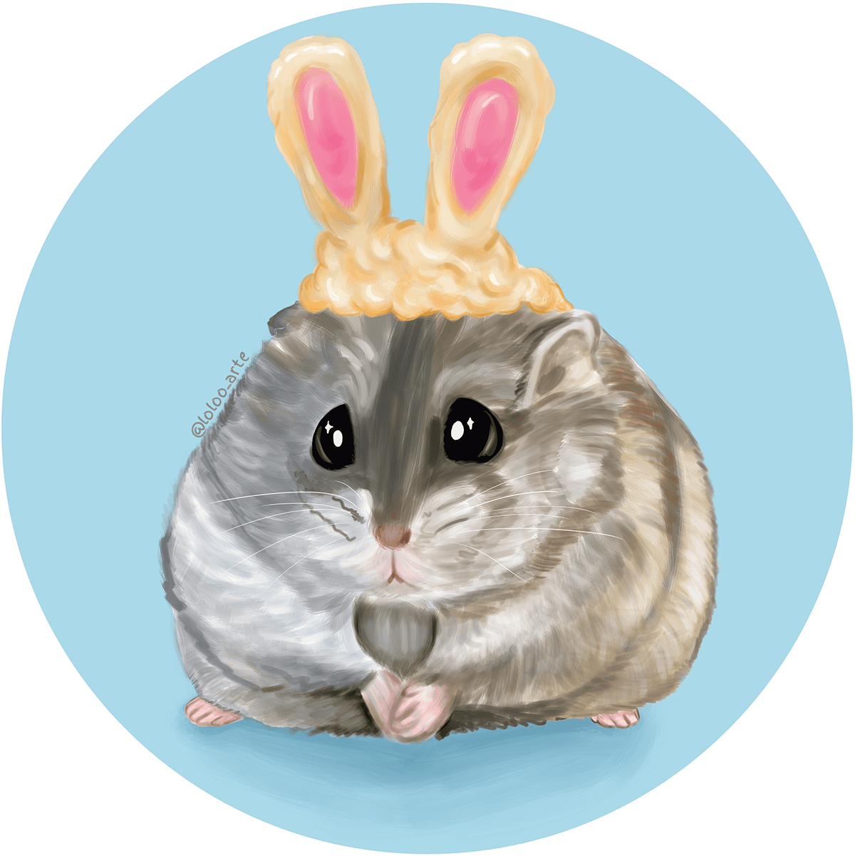 hamster ILLUSTRATION  Digital Art  Character design  Render Pet cute digital illustration artist graphic design 