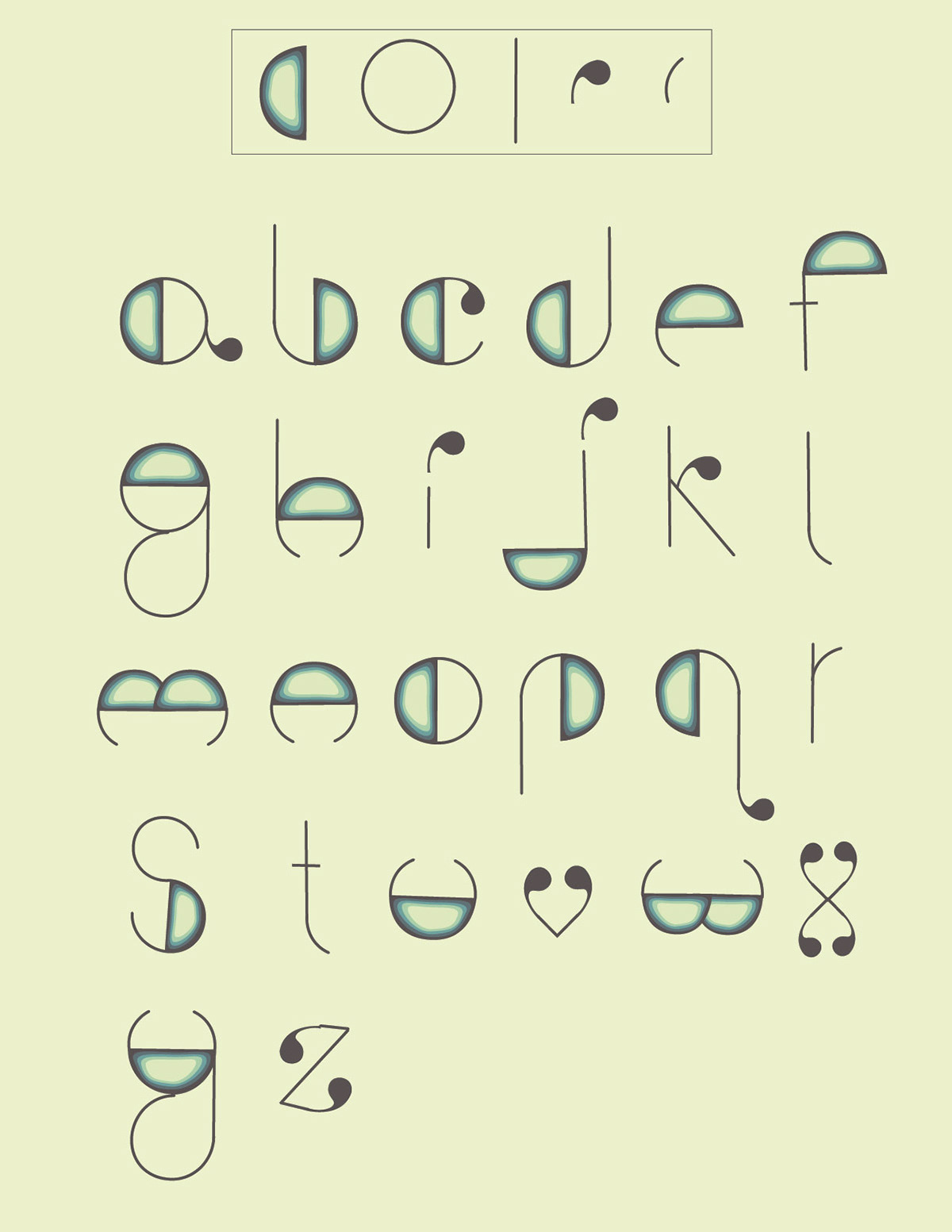 modular alphabet