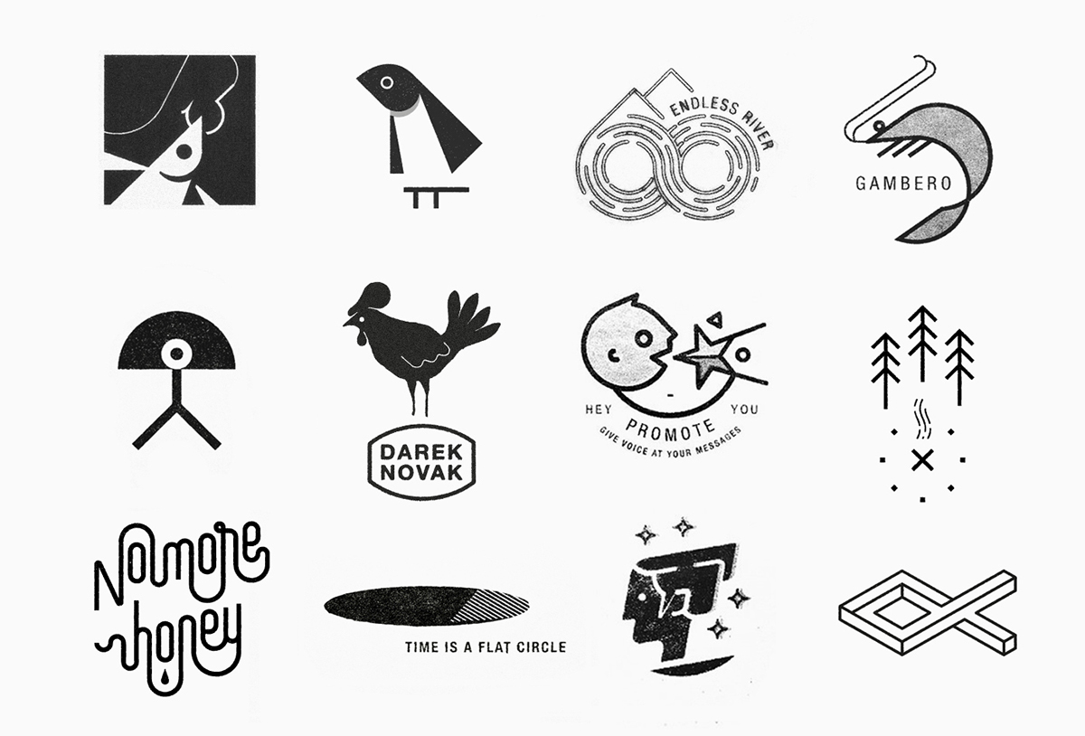 marks mark logo logos Collection brand symbols symbol animals animal icons negative space