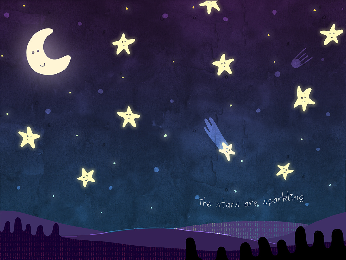 Children App  children fear of night bedtime story overcoming the fear nighttime iPad app for