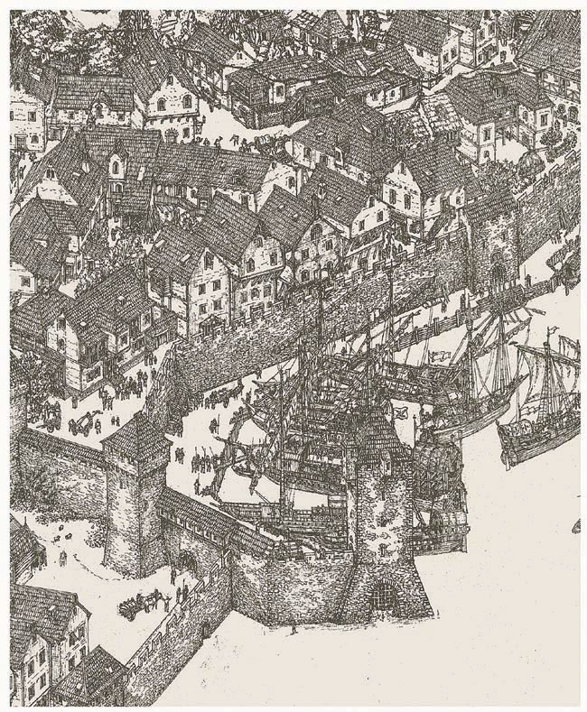 Medieval Belgrade  drawing reconstruction