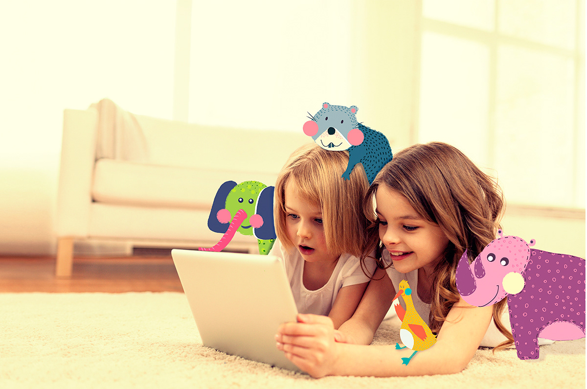 kids app animals words Reading Fun Adobe Portfolio