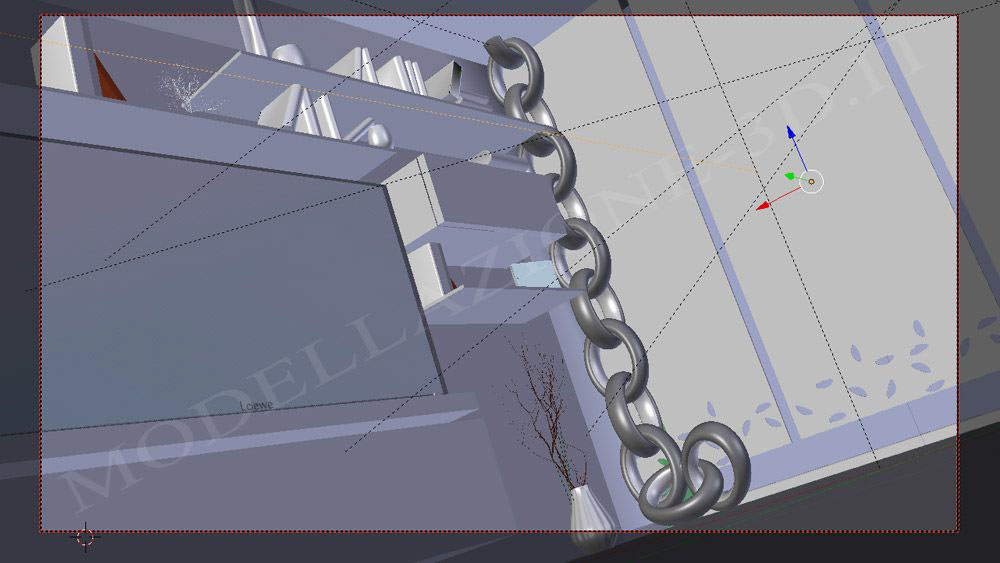 Lamp Lampada 3D Interior modeling Render cieling