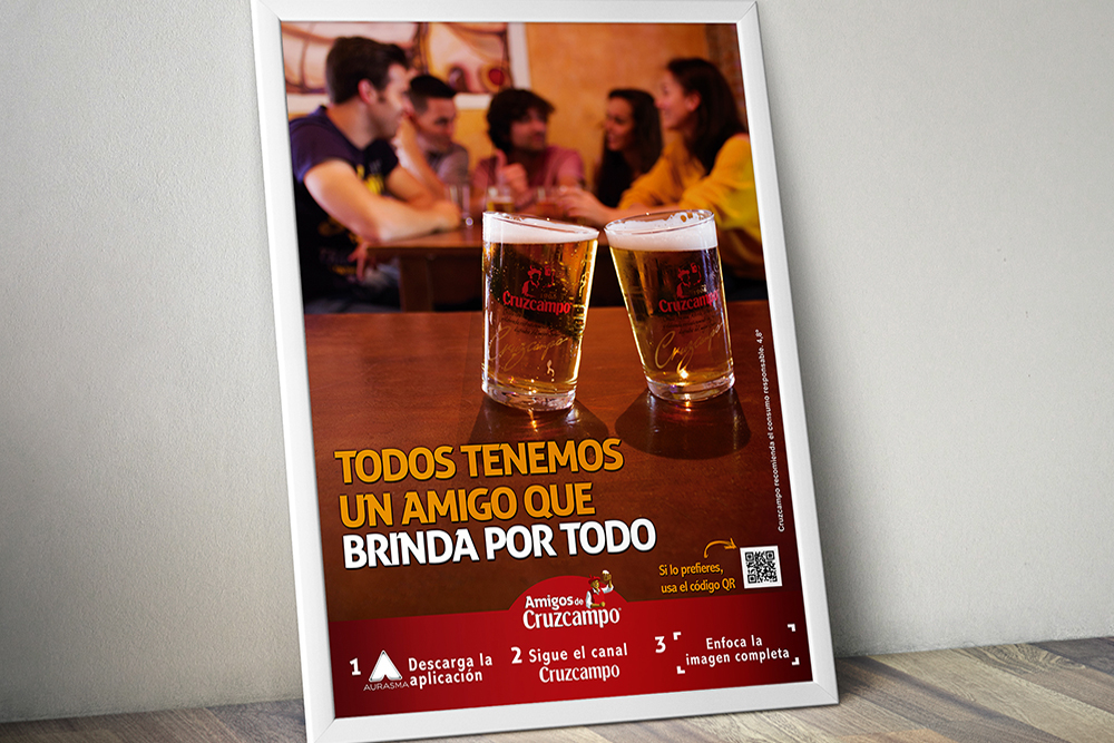 beer Advertising Campaign cruzcampo Amigos friends Campaña Cruzcampo campaña de publicidad print