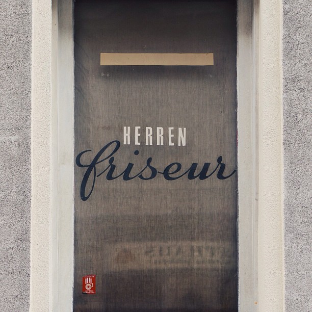 vienna Signage foundtype instagram sign Storefront vintage lettering type