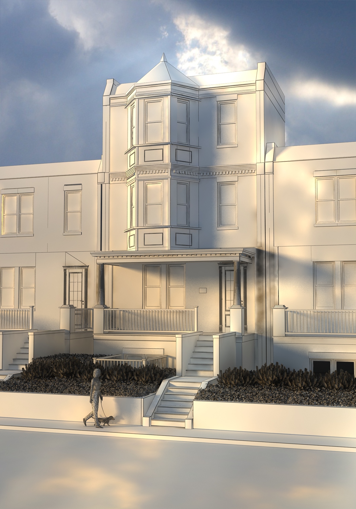 3D exterior building modeling