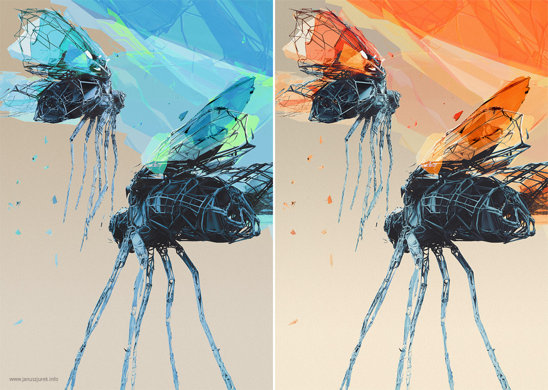 generative Flies cover jurek  poster