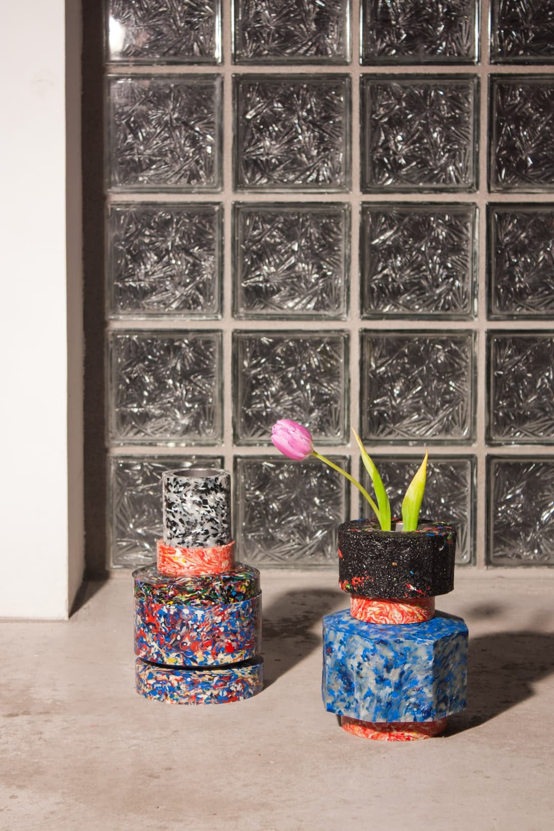 Art Design design eco design modular plastic recyclation Vase