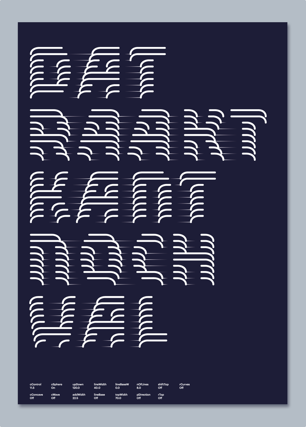 python lettering drawbot Robofont   type design coding letters
