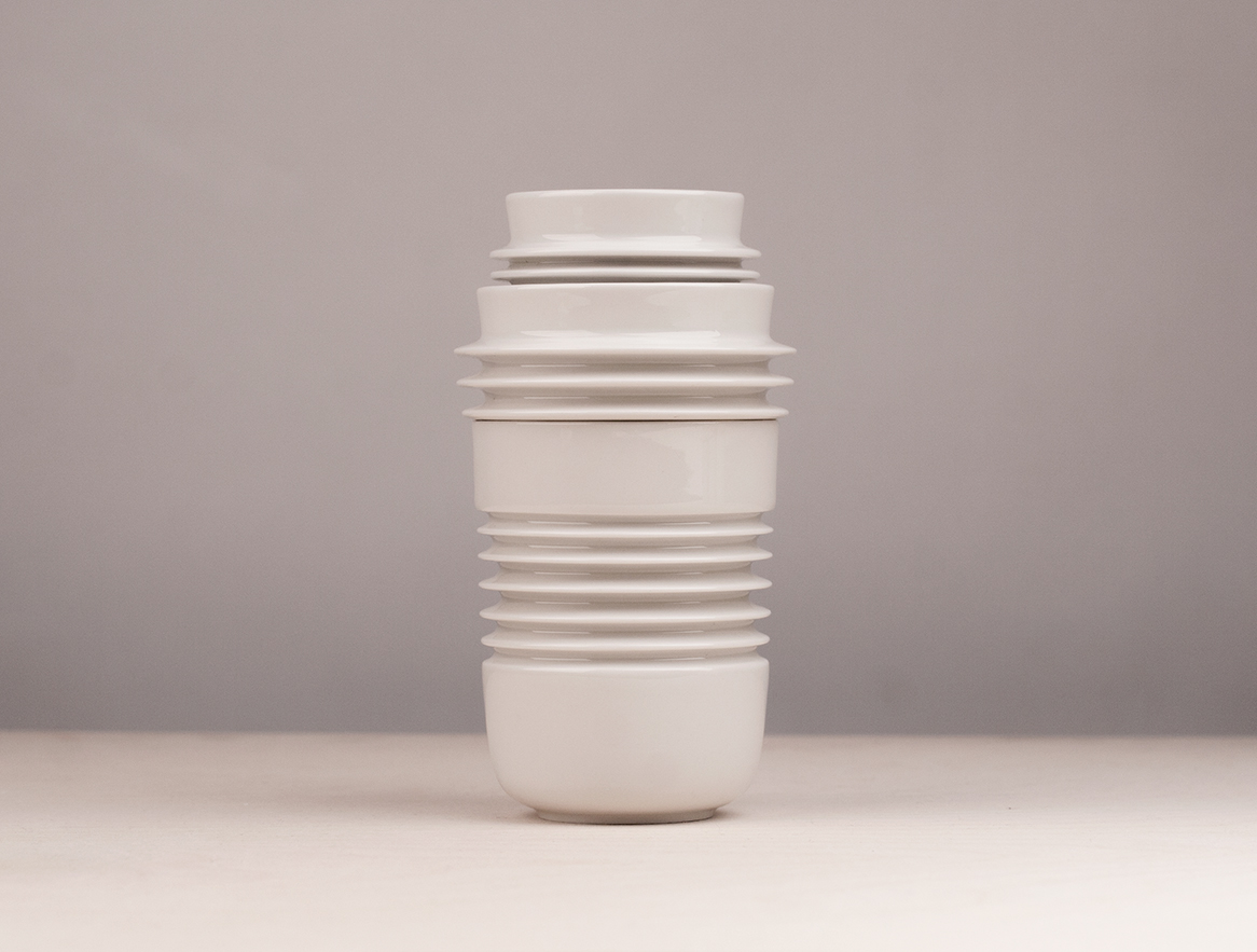 ceramic porcelain Coffee tea cup grip Drinkware tableware tabletop futuristic glass drink food design