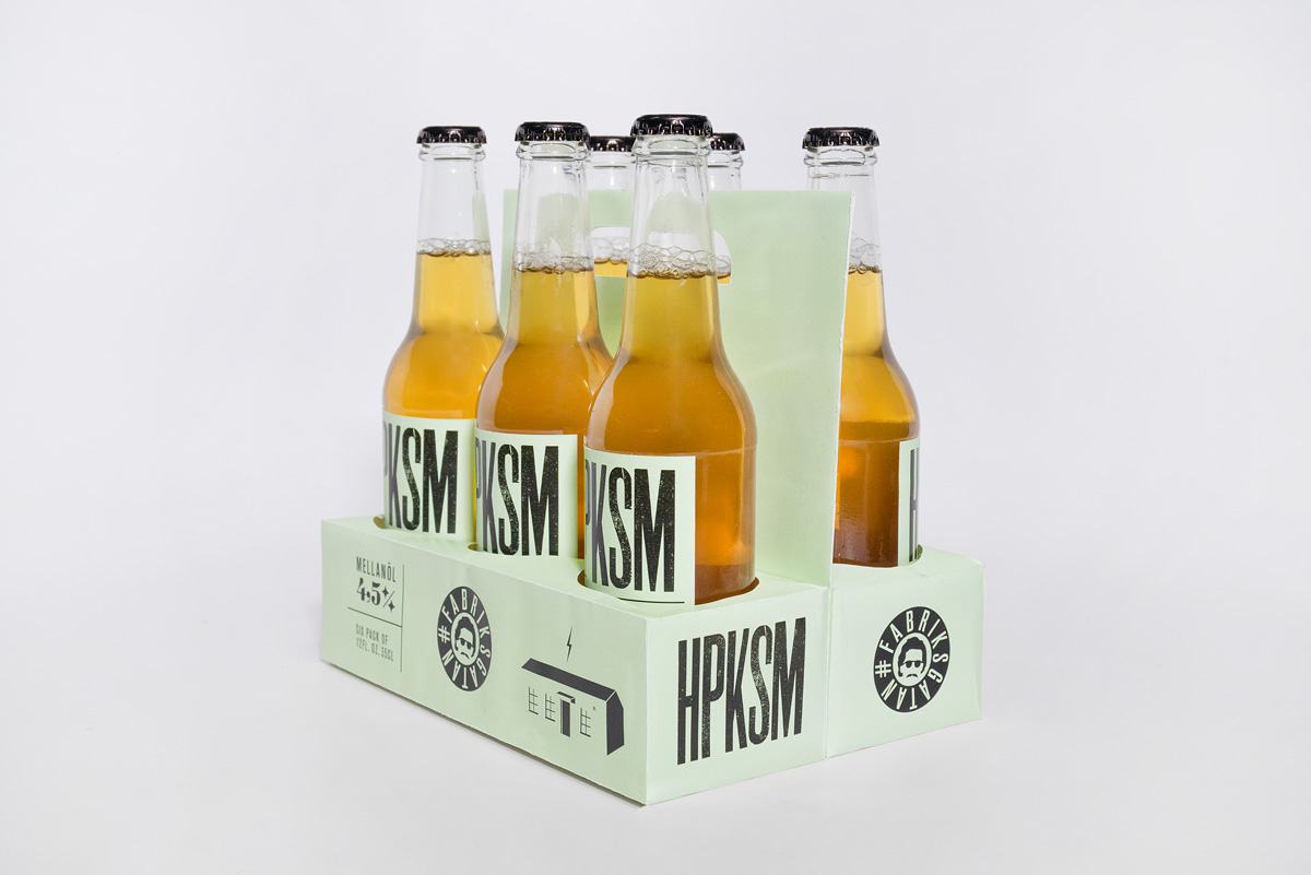 beer Label sixpack carrypack letterpress psychedelic blues progressive avant garde