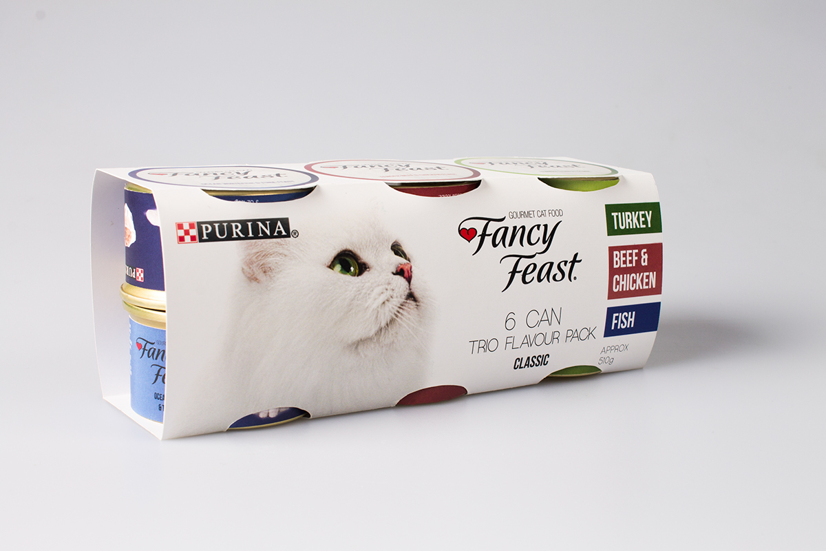 Fancy Feast cat food redesign portable convenient