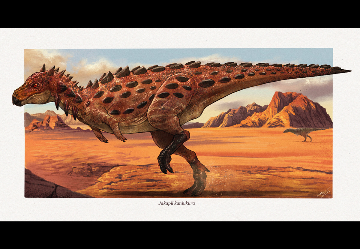 animal Digital Art  Dinosaur Drawing  ILLUSTRATION  painting   paleoart Procreate sketch