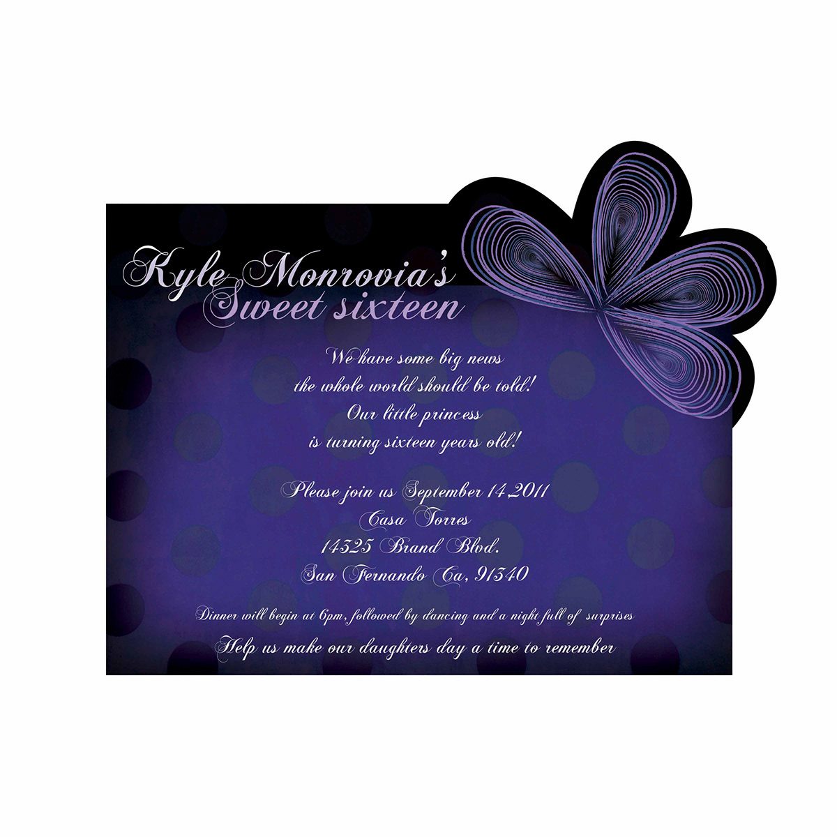 invitations Events party Layout color shapes