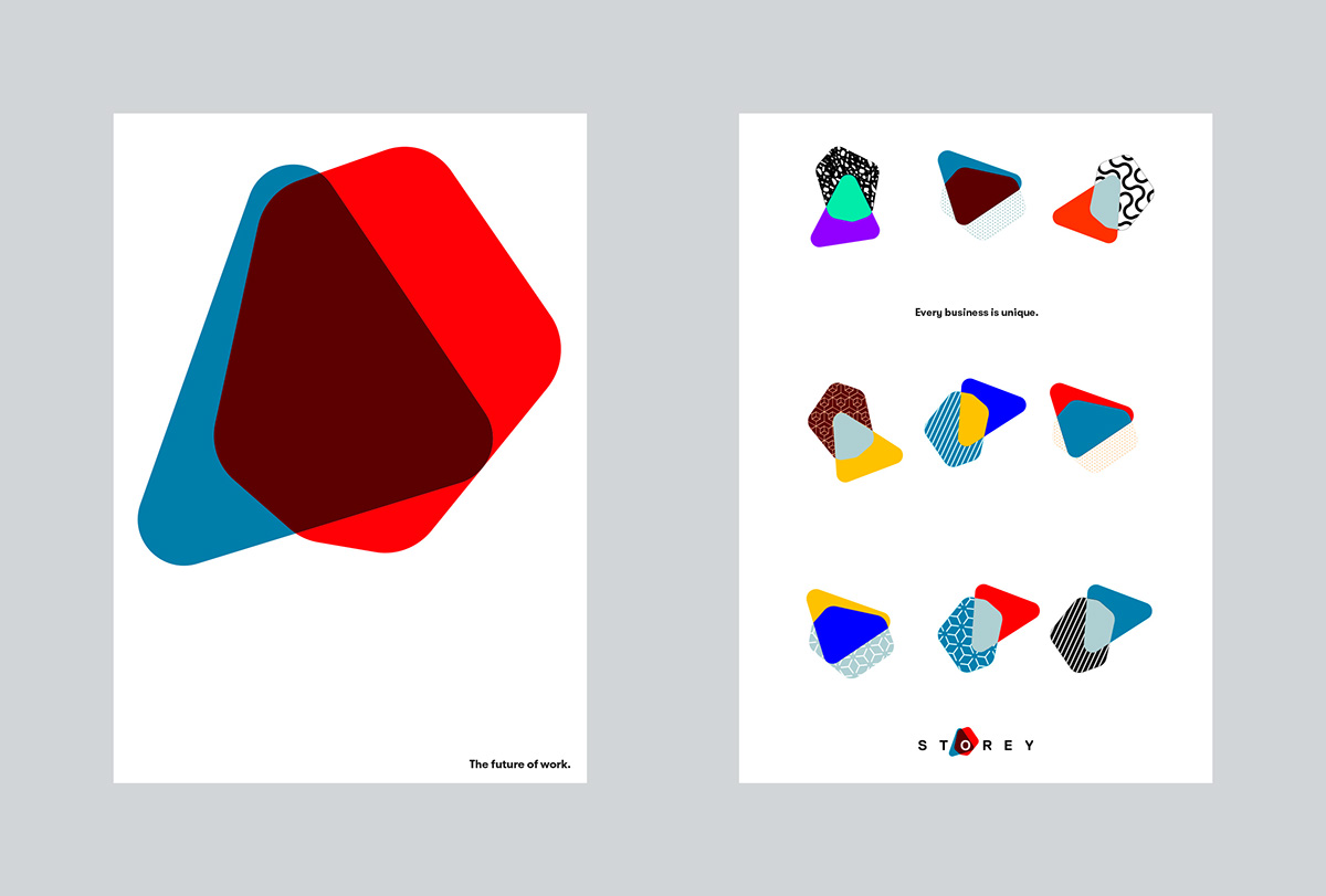 branding  design identity typography   modular tangram