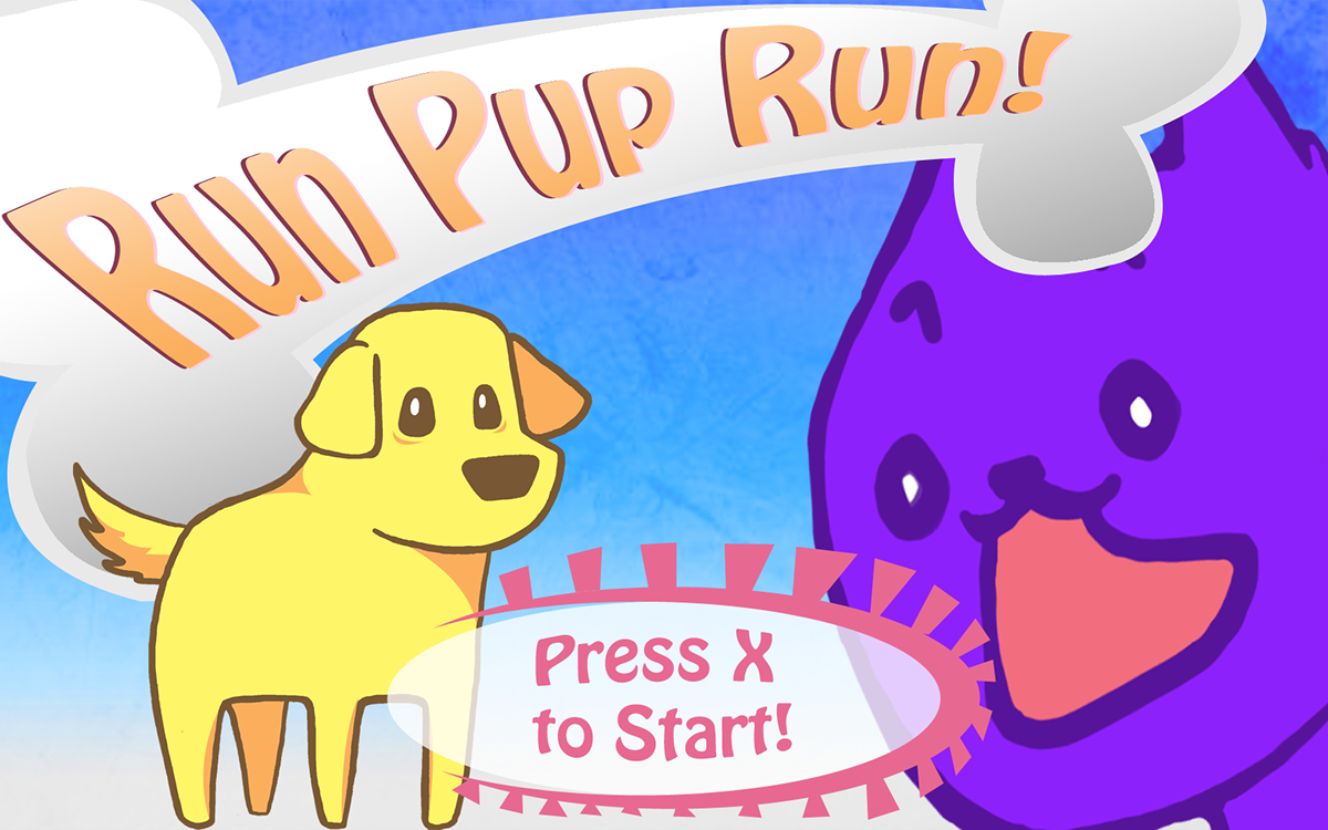 game puppy dog cute Cat run Run Pup Run