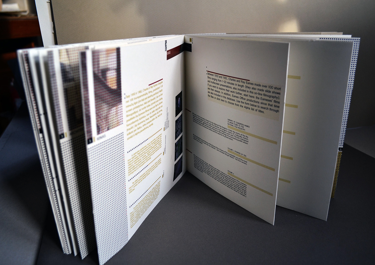 grid system handmade books concertina